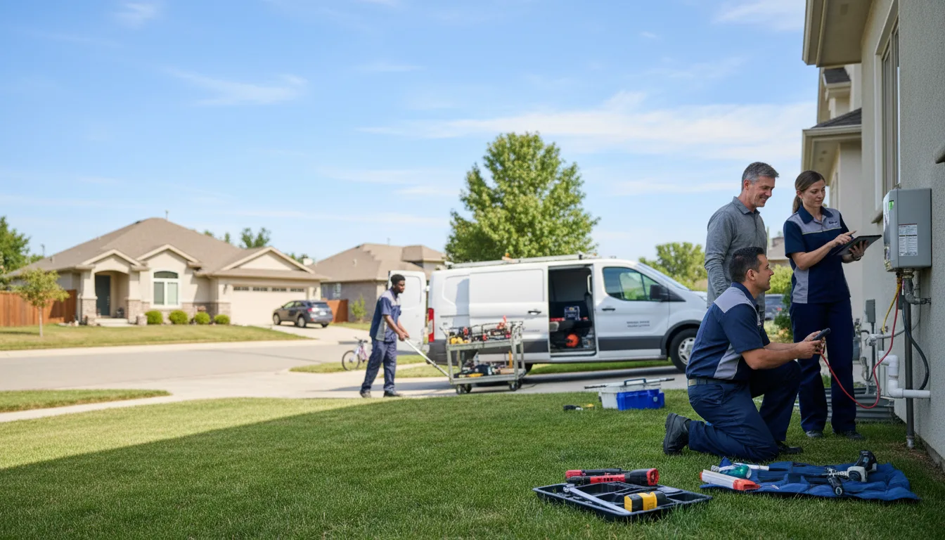 Tankless water heater service in Lindon, UT